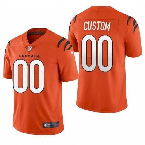 Men's Cincinnati Bengals Customized 2021 New Orange Vapor Untouchable Limited Stitched Jersey,We sell and wholesale Men's Cincinnati Bengals Customized 2021 New Orange Vapor Untouchable Limited Stitched Jersey on line form chian!